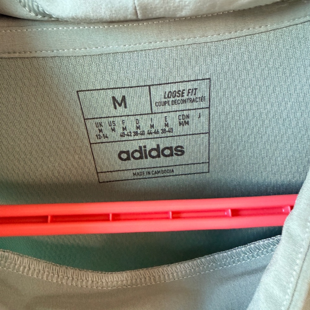 Light green adidas shell pullover - Picture 2 of 2